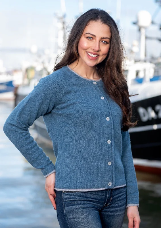 IrelandsEye Women's Killiney Cardigan | Harbour Blue