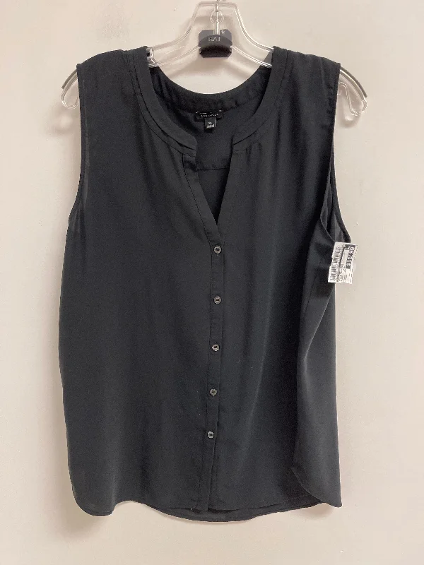 Top Sleeveless By Ann Taylor In Black, Size: Xl