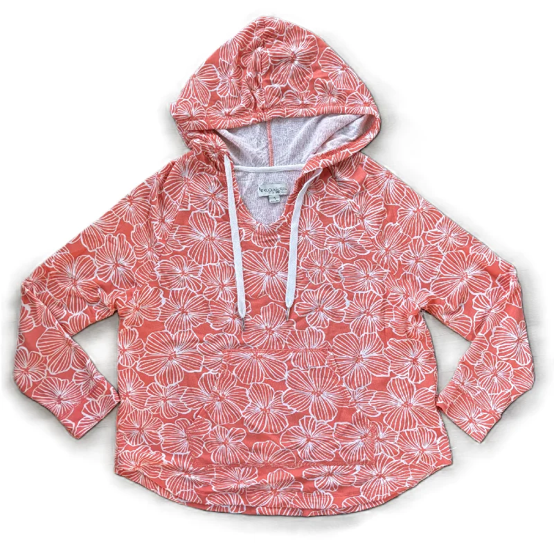 Sweatshirt Hoodie By Koolaburra By Ugg In Floral Print, Size: M