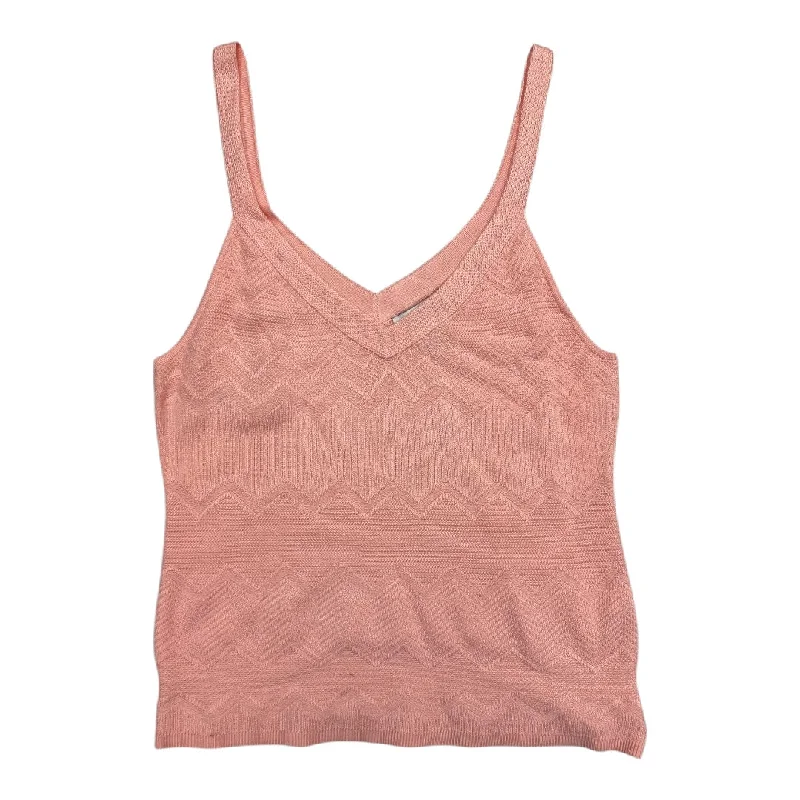 Top Sleeveless By White House Black Market In Pink, Size: L