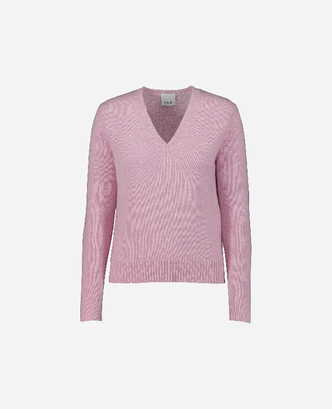 Pullover aus Cashmere in Weiß - Gerade Passform