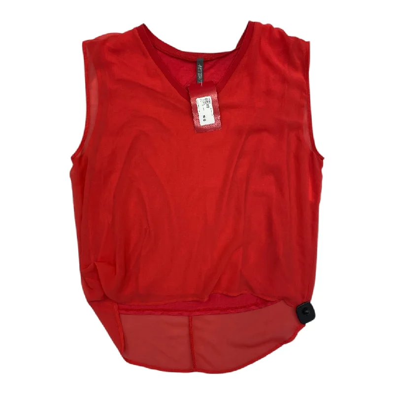 Top Sleeveless By Allison Joy In Red, Size: L