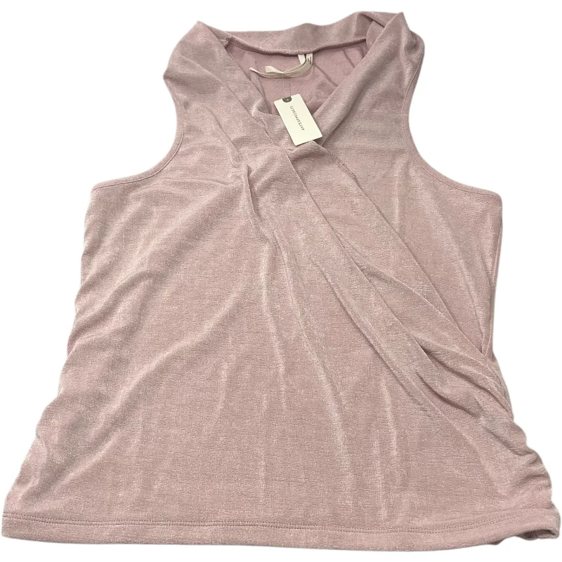 Top Sleeveless By Anthropologie In Pink, Size: M