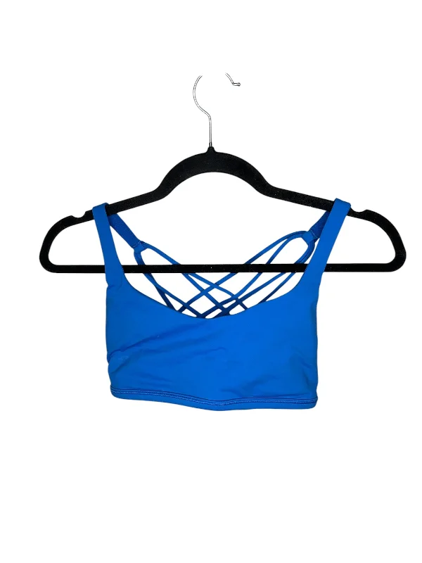 Athletic Bra By Lululemon In Blue, Size: 6