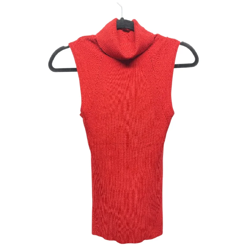 Top Sleeveless By White House Black Market In Red, Size: Xs