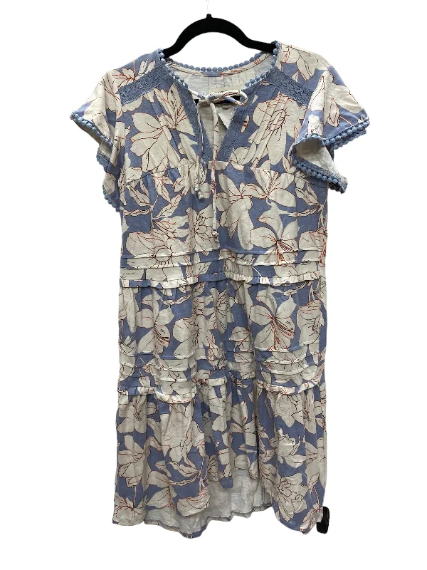 Dress Casual Short By Knox Rose In Floral Print, Size: S