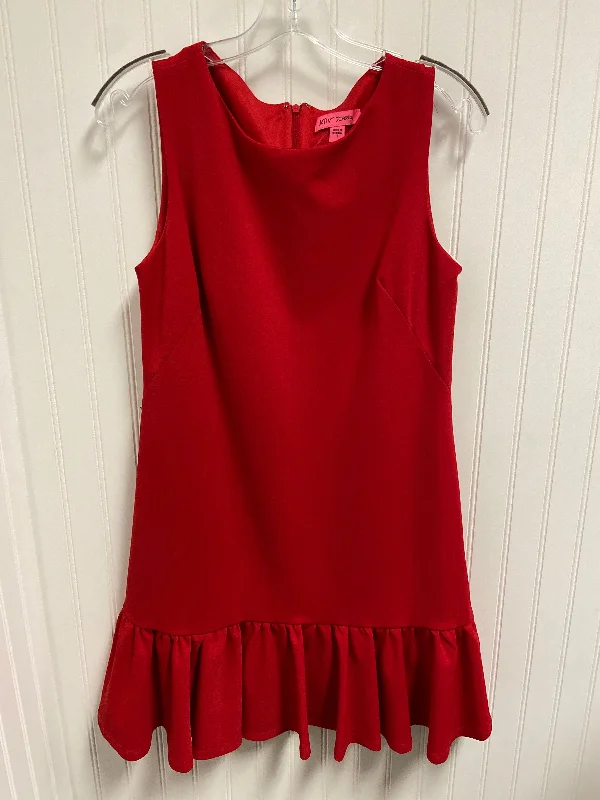 Dress Work By Betsey Johnson In Red, Size: S