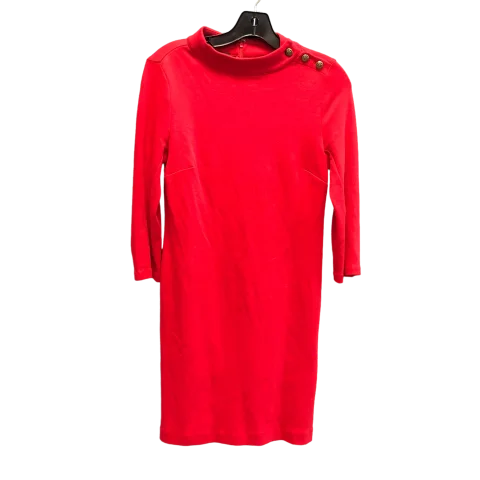 Dress Work By Talbots In Red, Size: S