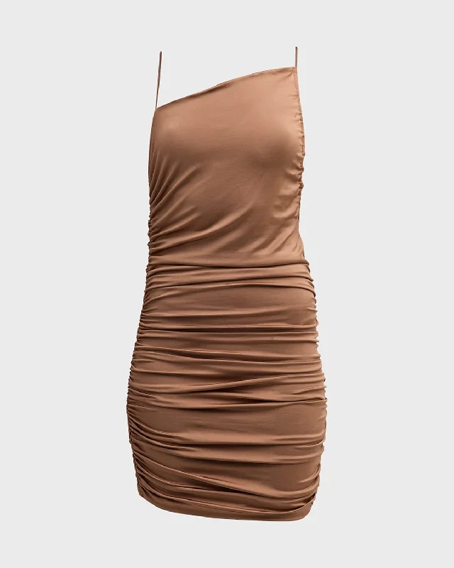 Cynthia Ruched Bodycon Mini Dress