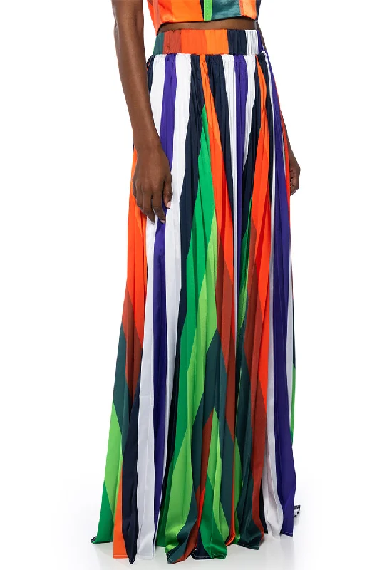 ELIANA PLEATED MAXI SKIRT