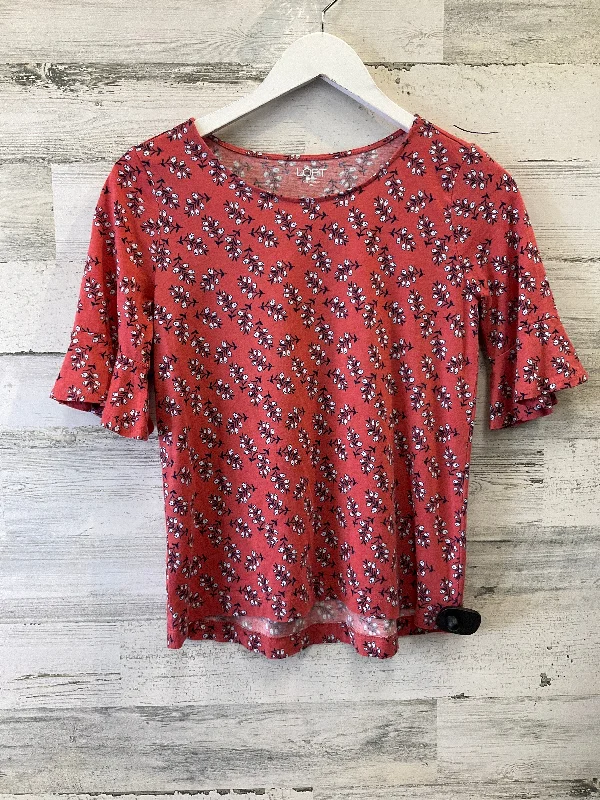 Peach Top Short Sleeve Loft, Size Xs