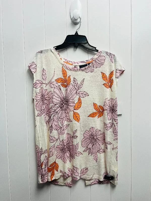 Purple Top Short Sleeve Rachel Roy, Size M