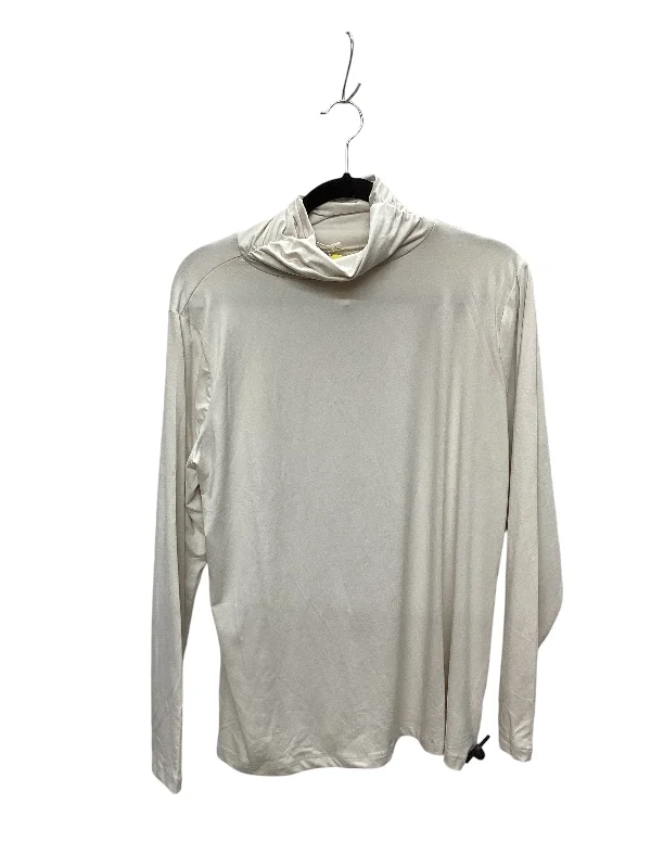 Top Long Sleeve By Zenana Outfitters In Cream, Size: 2x