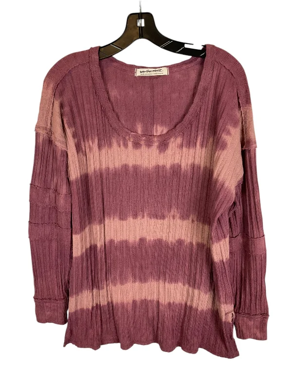 Tunic Long Sleeve By We The Free In Purple, Size: S