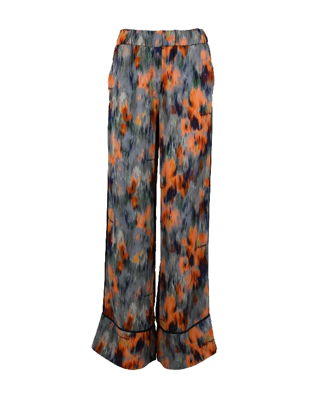 Off-White Chine Pants in Multicolor Viscose