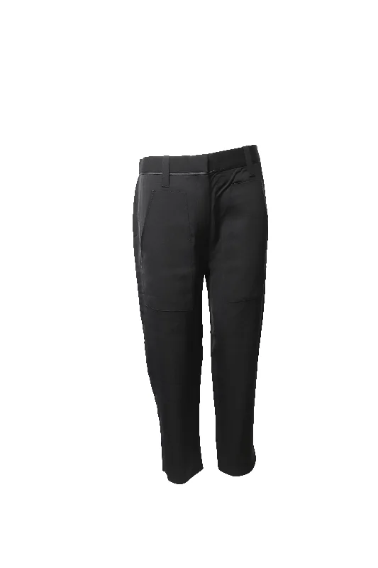 Victoria Beckham Tailored Trousers in Black Viscose