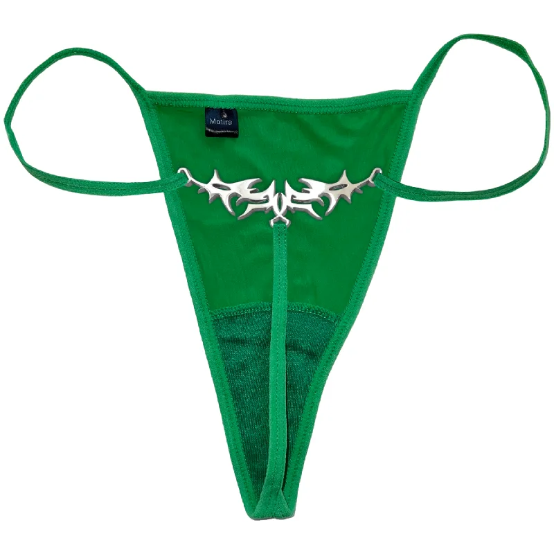 Tribal tattoo Thong | Green