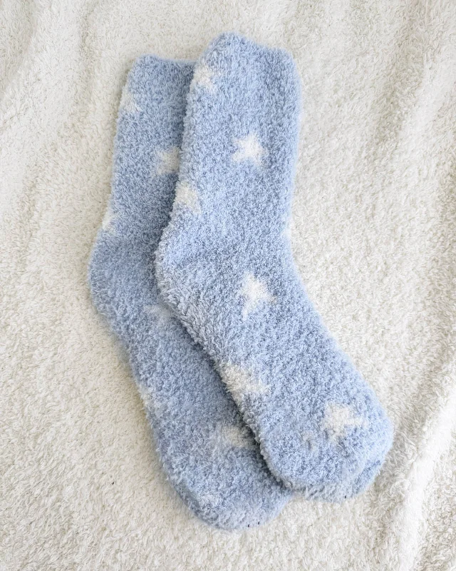 Blue Star Bia Fuzzy Socks